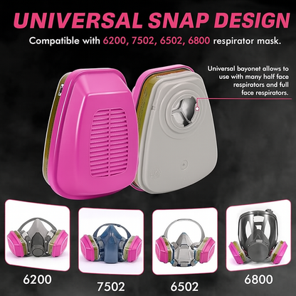 60926 Gas/Vapor + P100 Combination Filter Cartridge | 1 PAIR