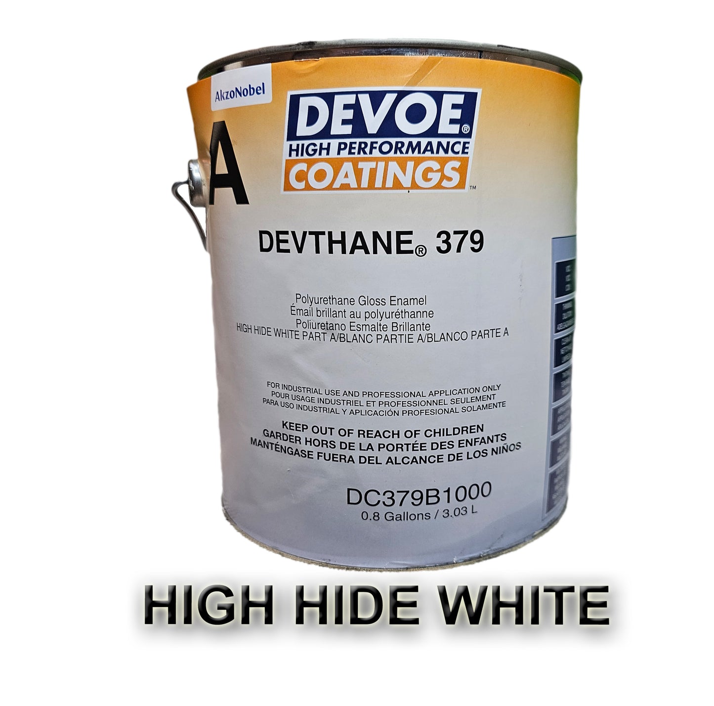 WHITE | Devoe White 379 |PART A ONLY | 1 gallon can